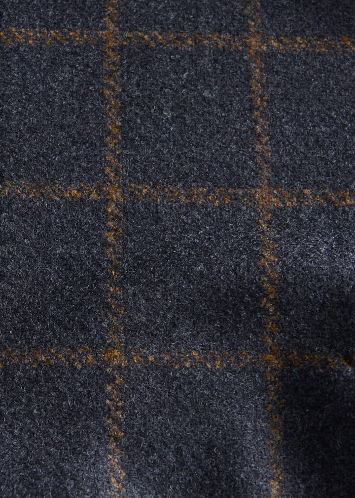Phineas Cole Tweed Windowpane Jacket - Grey