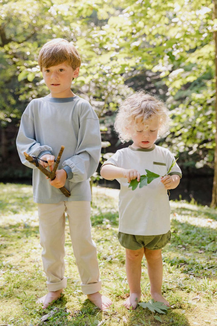 Beckham Tee in Blue on Blue