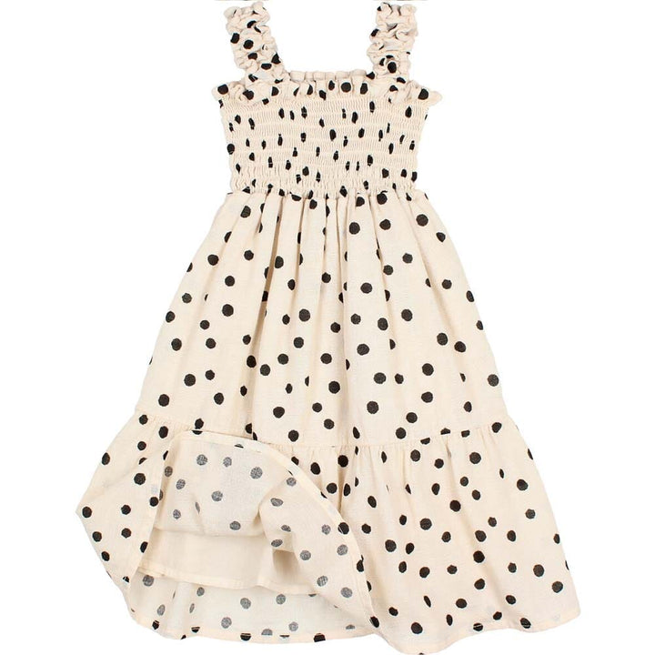 Dots Dress - Sand Dresses + Skirts Buho 