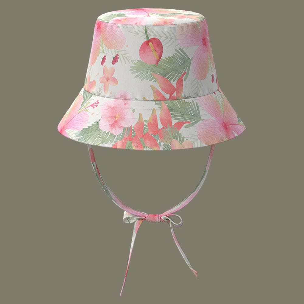 Tropical Flowers Bucket Hat - Tropical Flowers