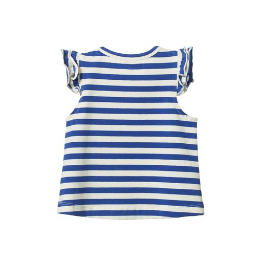 Fleur Tee - Isle Blue Sea Stripe