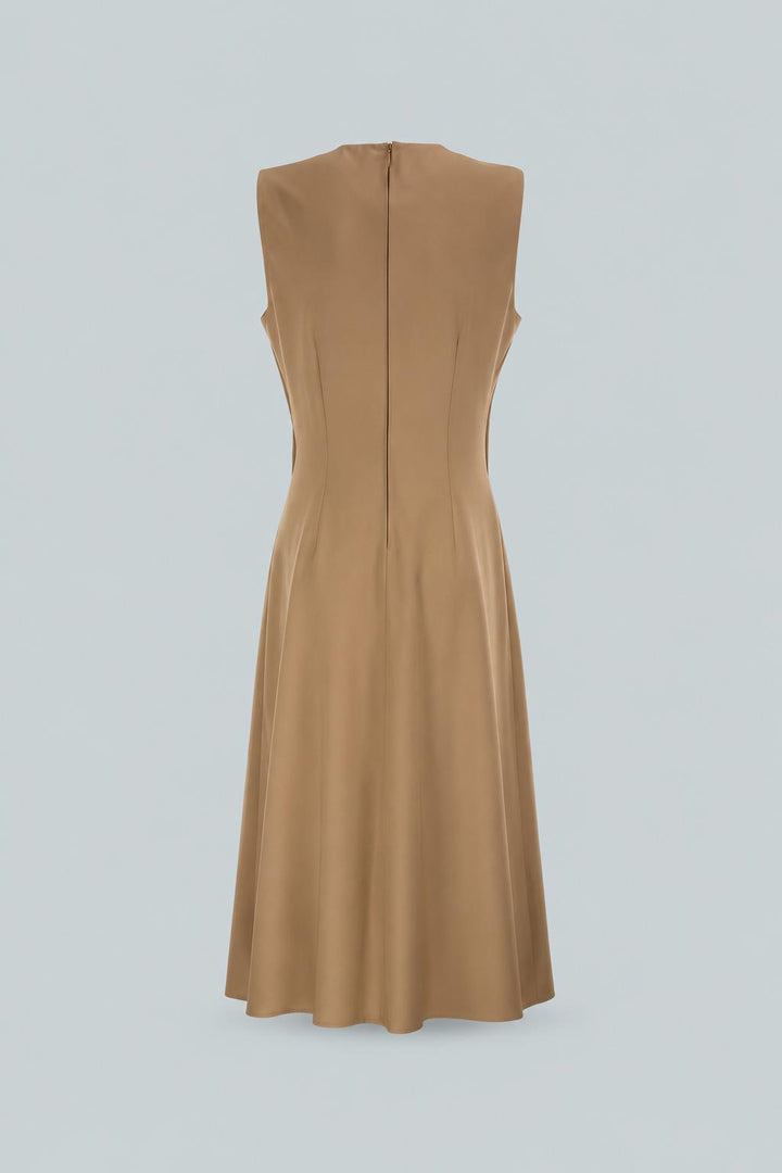 Sheath Dress - Medium Brown