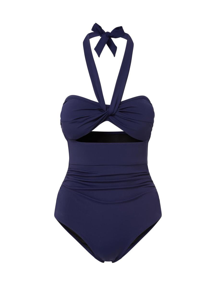 Ella One Piece Satin - Navy