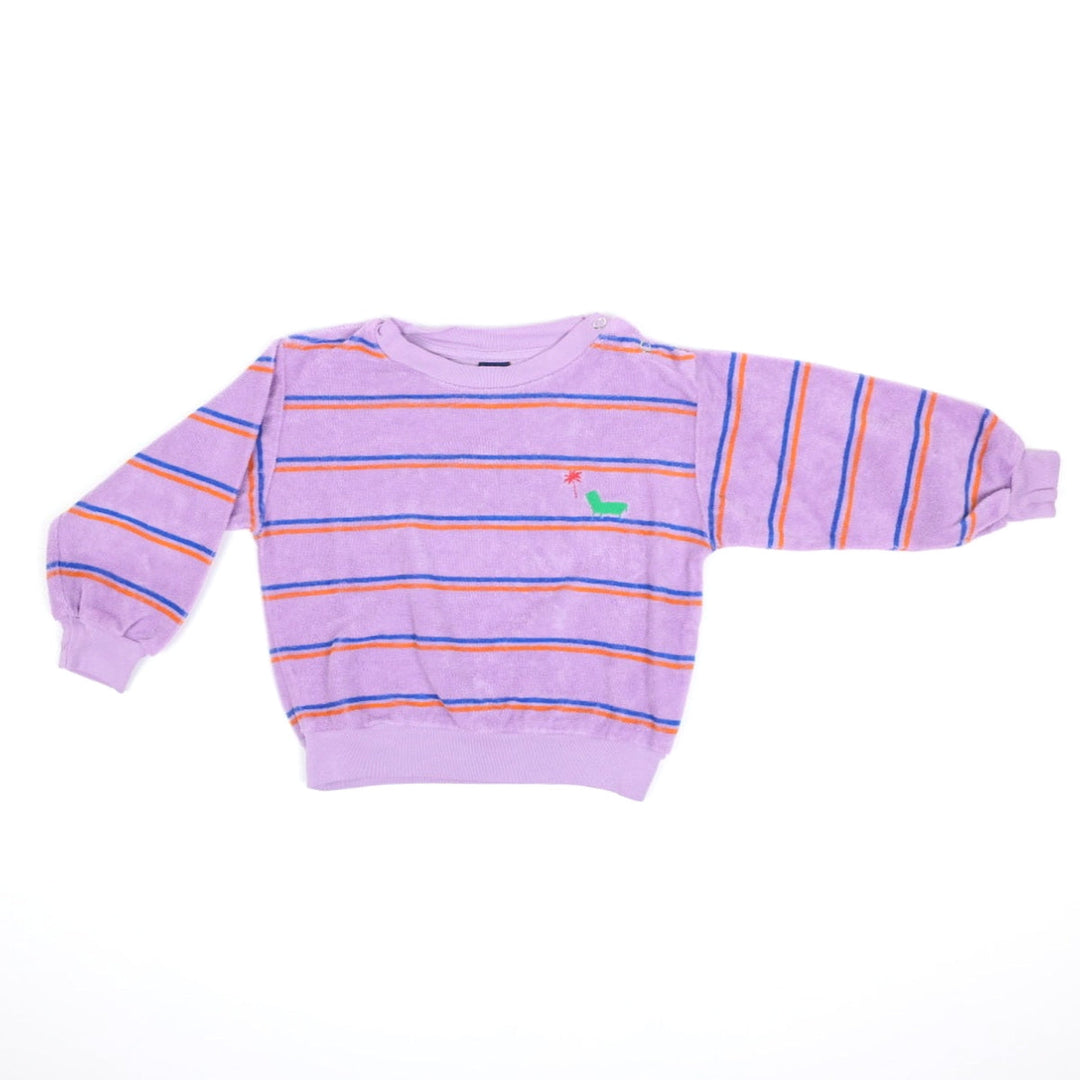 Sweatshirt Terry Bistripe - Mallow