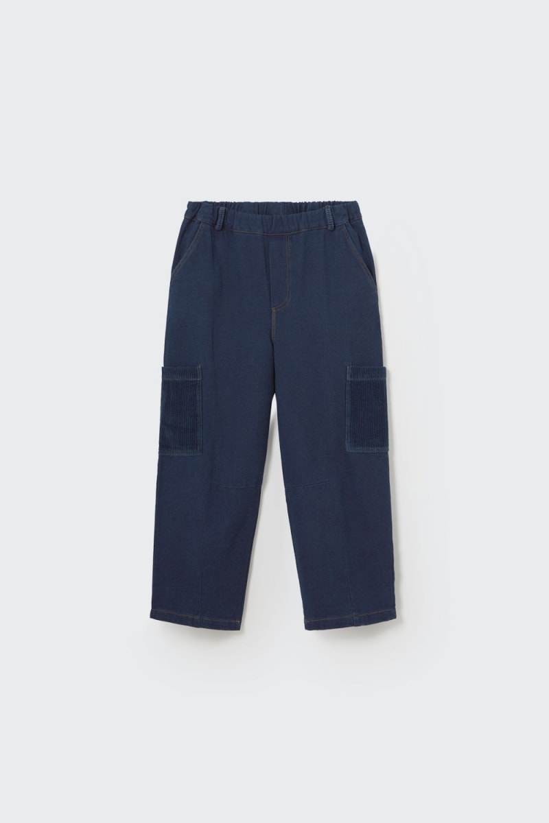Dobby Denim Pocket Pants Denim