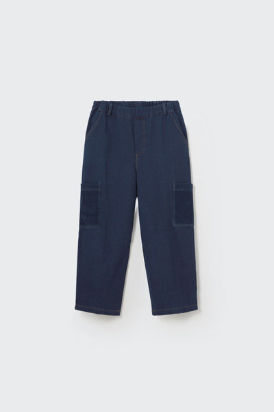 Dobby Denim Pocket Pants Denim