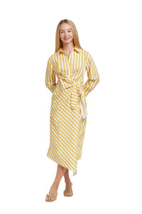 Samantha Dress - Sun Stripe
