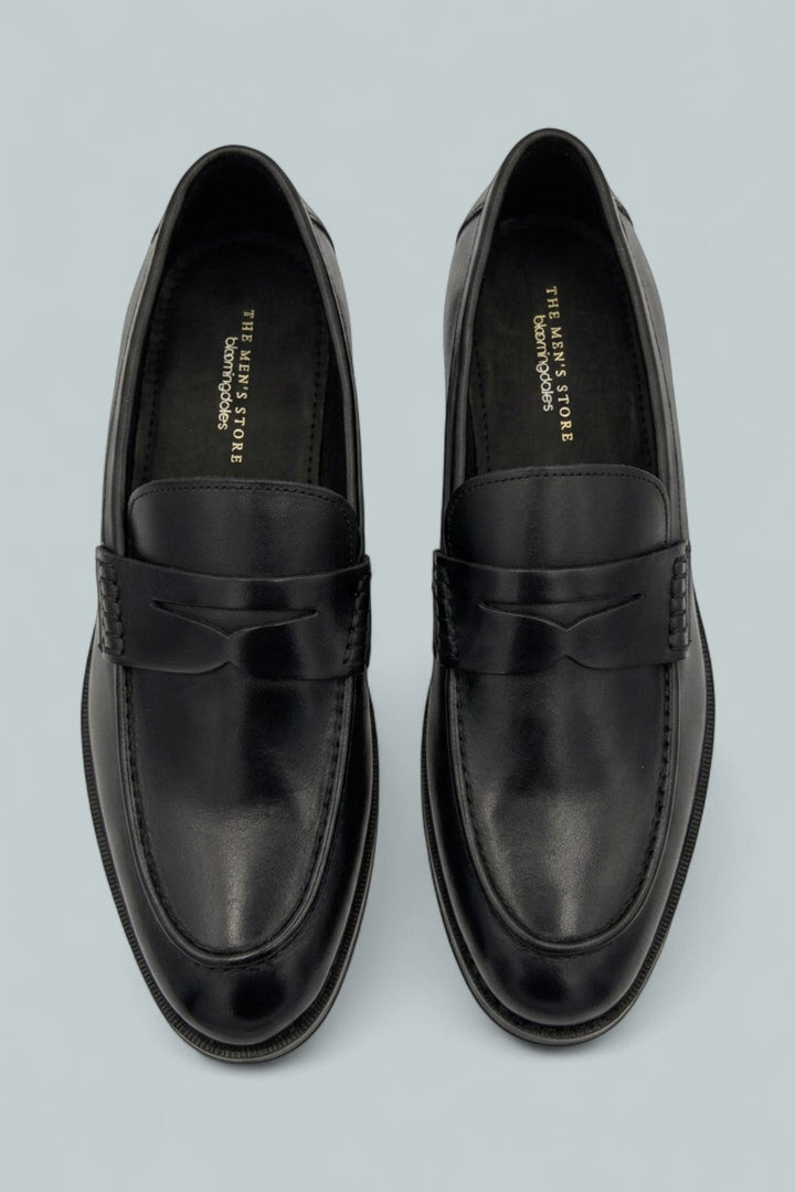 Slip On Penny Loafers - Black