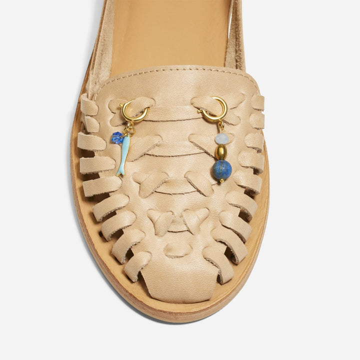 Shoe Charm Beads - Blue