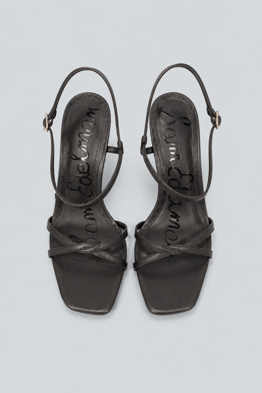 Women's Elissa Leather Block Heel Sandals - Black