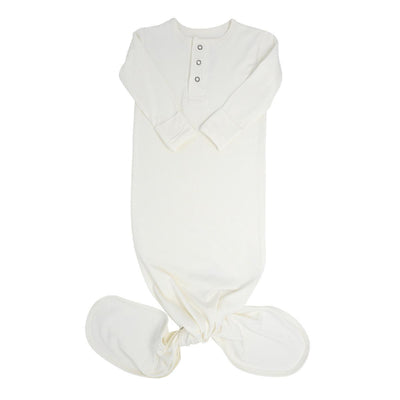 Knotted Gown - Whispery White