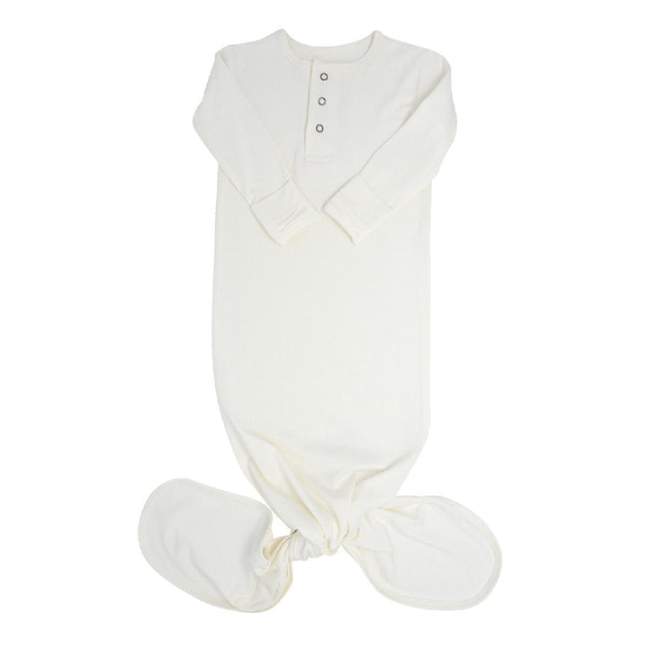 Knotted Gown - Whispery White