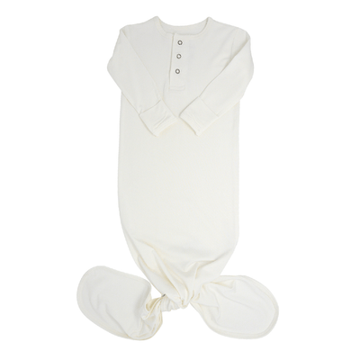 Knotted Gown - Whispery White