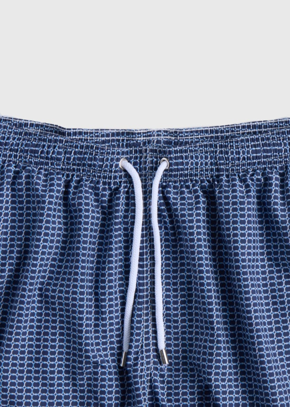 Abstract Circle Swim Trunk - Navy - XL (44) - Swim Trunk