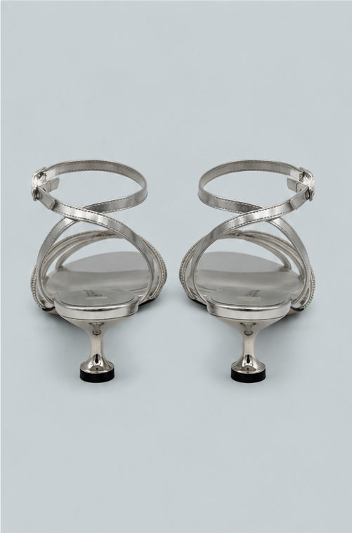 Nudistini Shine Sandals 50 - Silver/Clear