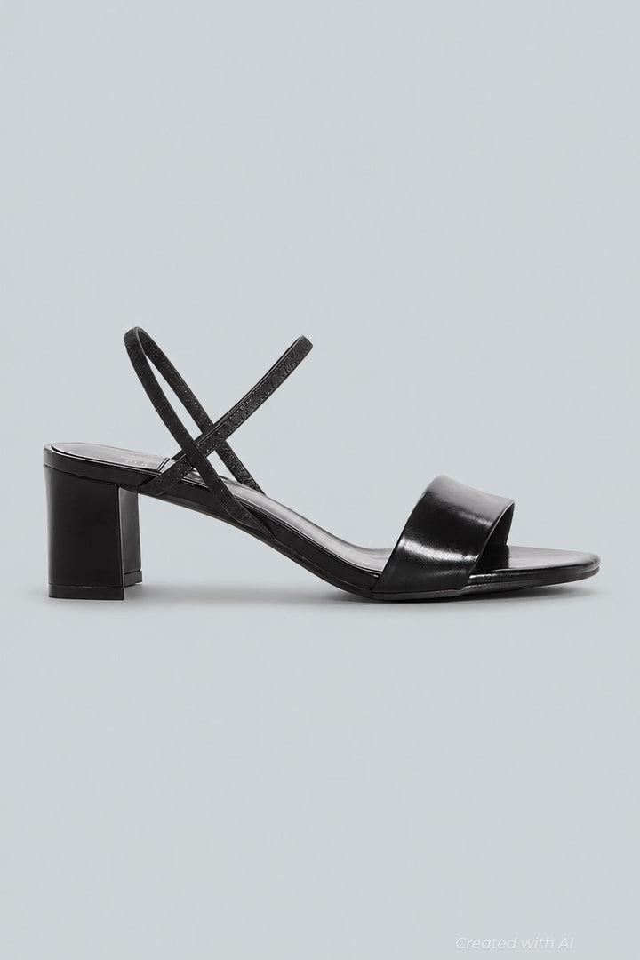 Adapt Slingback Block Heel Sandals - Black - 9 - Pumps