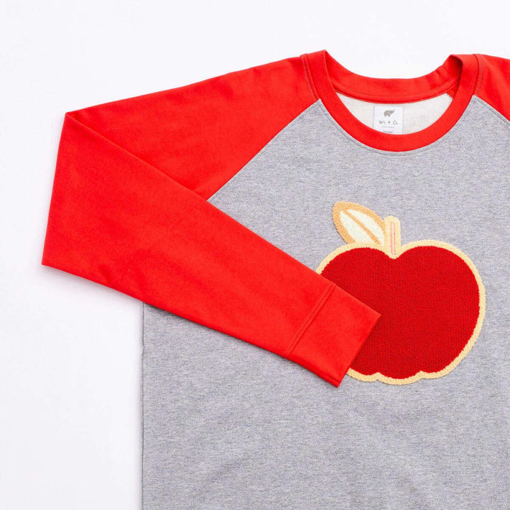 Adult Embroidered Crewneck Sweatshirt - Fall Apples - Crewneck Sweatshirt