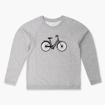 Adult Embroidered Crewneck Sweatshirt - Wheelie Cute - Crewneck Sweatshirt