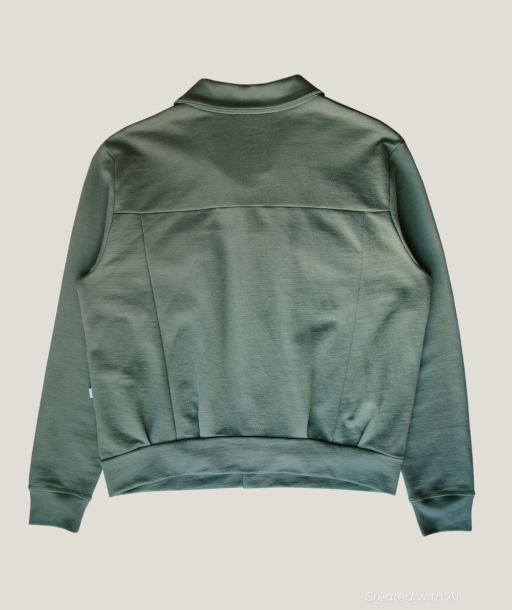 Adult Pima Unisex Jersey Jacket - Green - Jacket