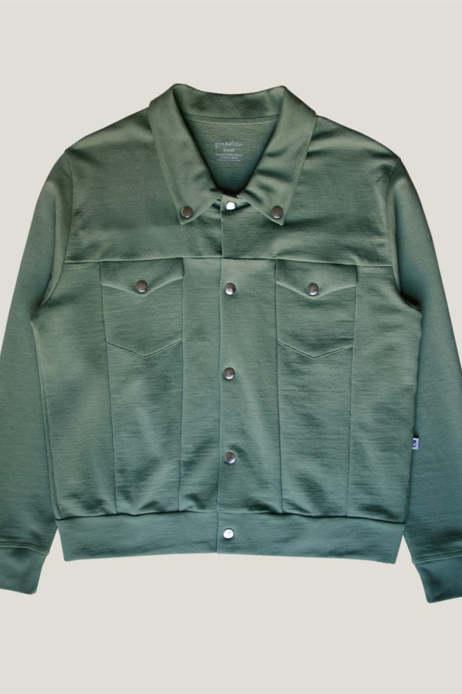 Adult Pima Unisex Jersey Jacket - Green - Jacket