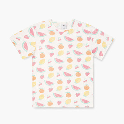 Adult Short Sleeve Crewneck Tee - Fruit Salad - T-shirt