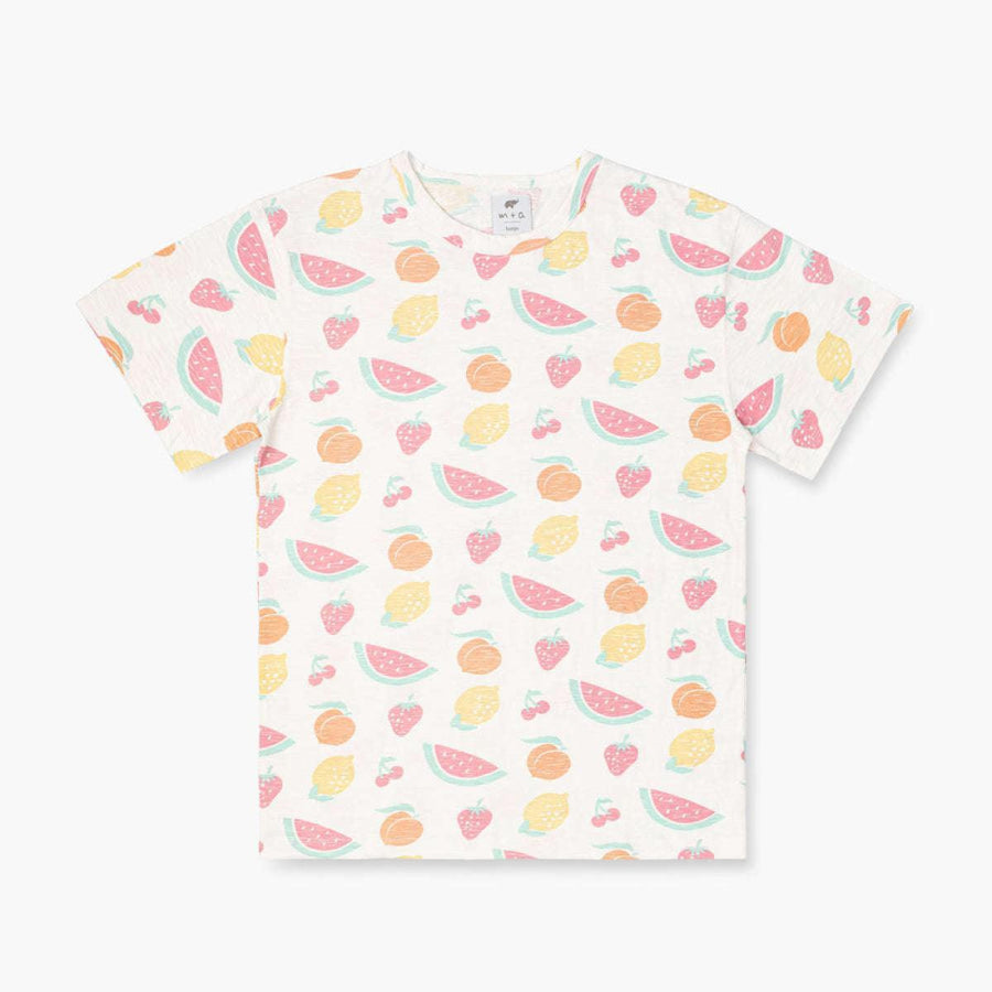 Adult Short Sleeve Crewneck Tee - Fruit Salad - T-shirt