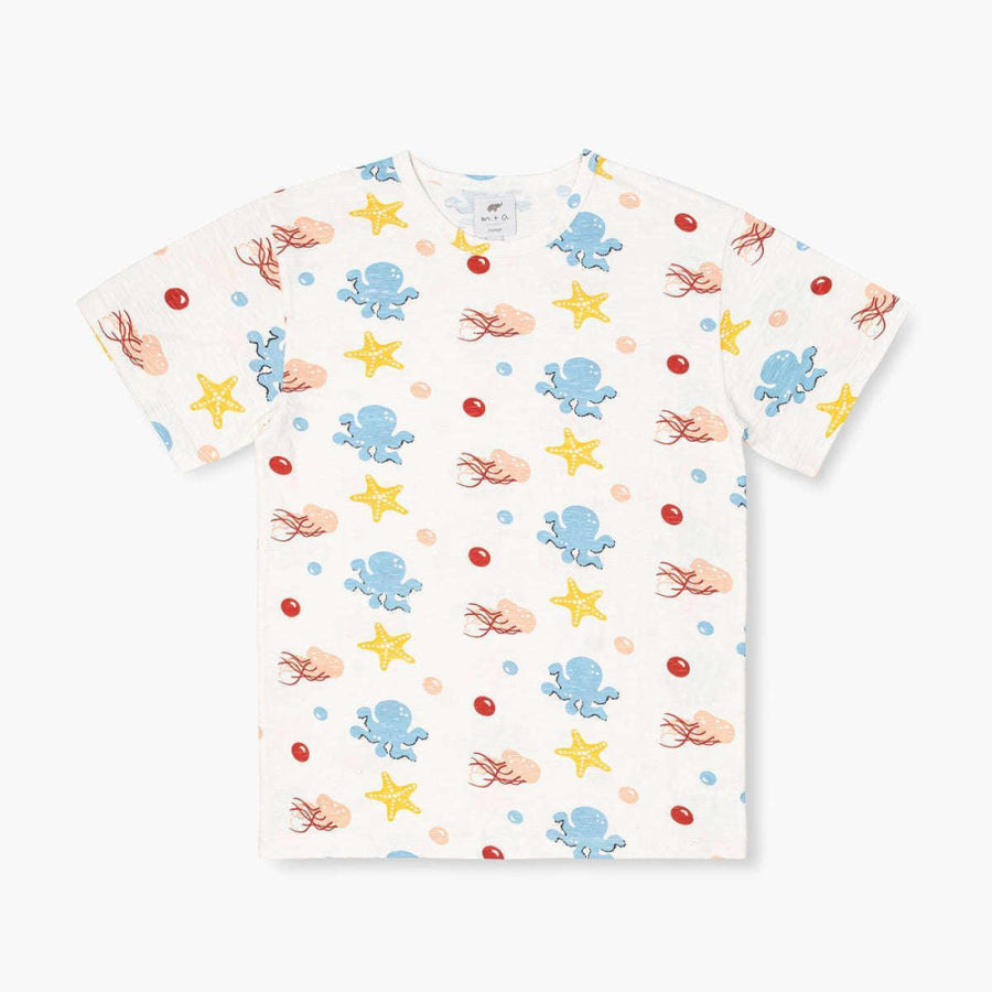 Adult Short Sleeve Crewneck Tee - Under the Sea - T-shirt