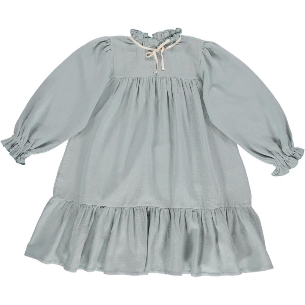 Agatha Dress - Aqua Grey Dresses + Skirts Liilu 