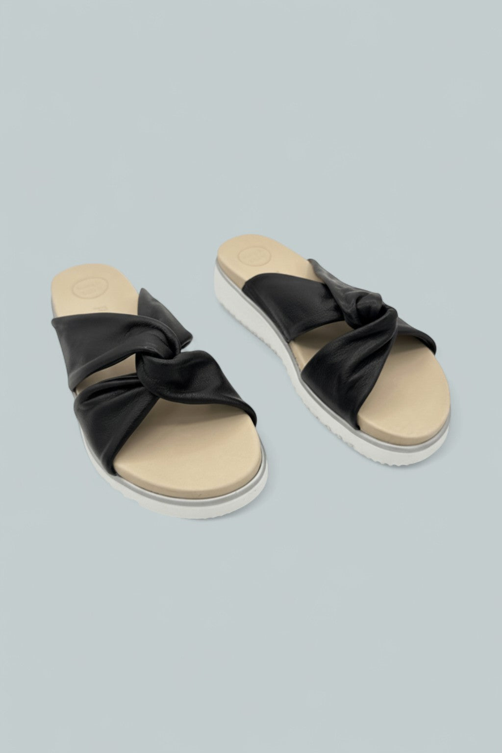 Women's Tiki Slide Sandals - White Leather