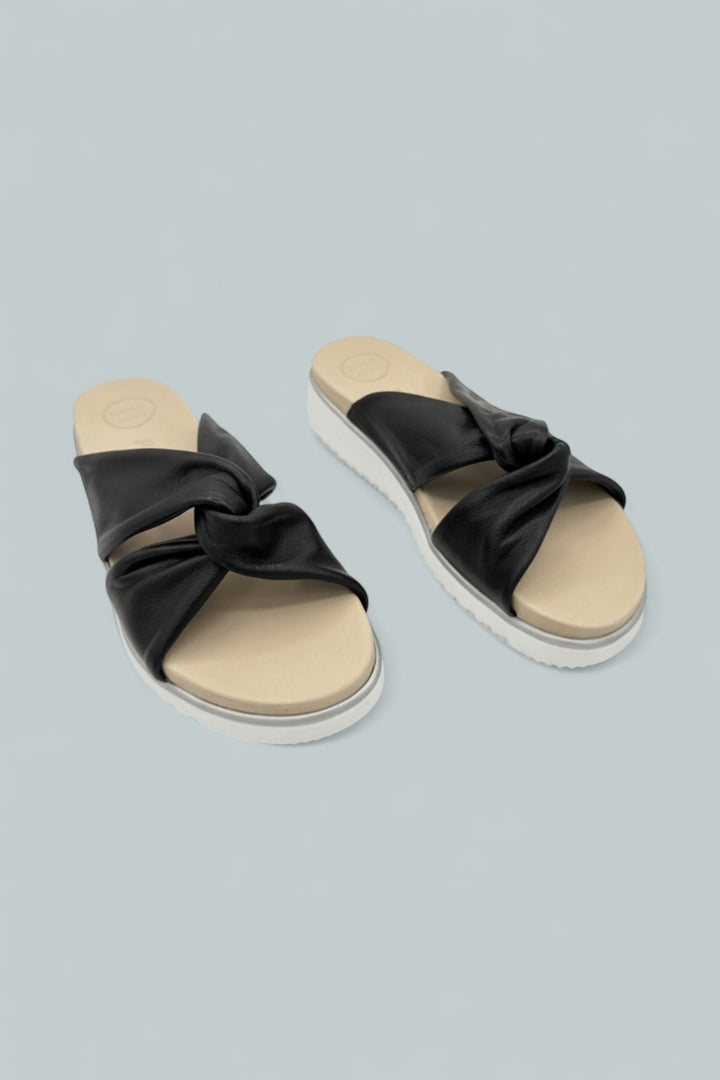 Women's Tiki Slide Sandals - White Leather