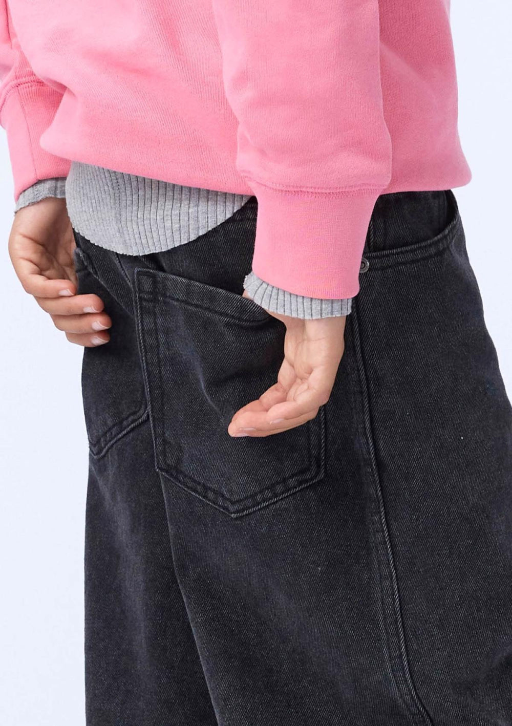 Aiden - Washed Black - 8Y (128cm) - Jeans