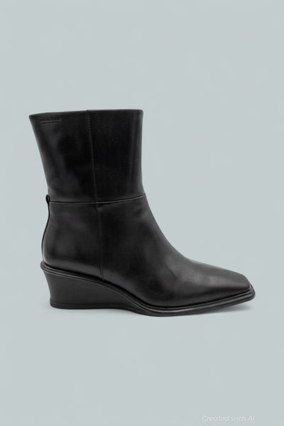 Aino Ankle Boots - Black - EU 38 / US 8 - Booties