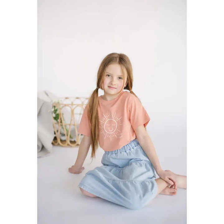 Future is Bright Kid’s Graphic T-Shirt - Muted Clay