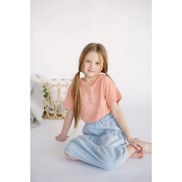 Future is Bright Kid’s Graphic T-Shirt - Muted Clay