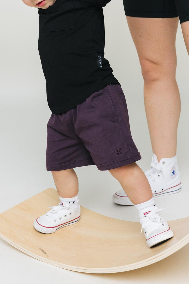 Baby Gym Short - Plum