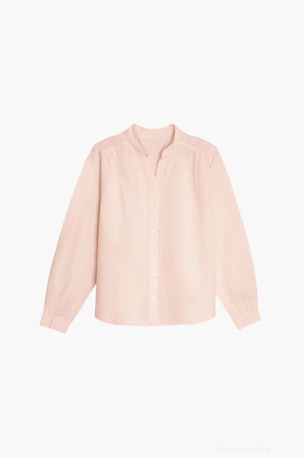 Akhen Button Up - Pale Rose - Button Down Shirt