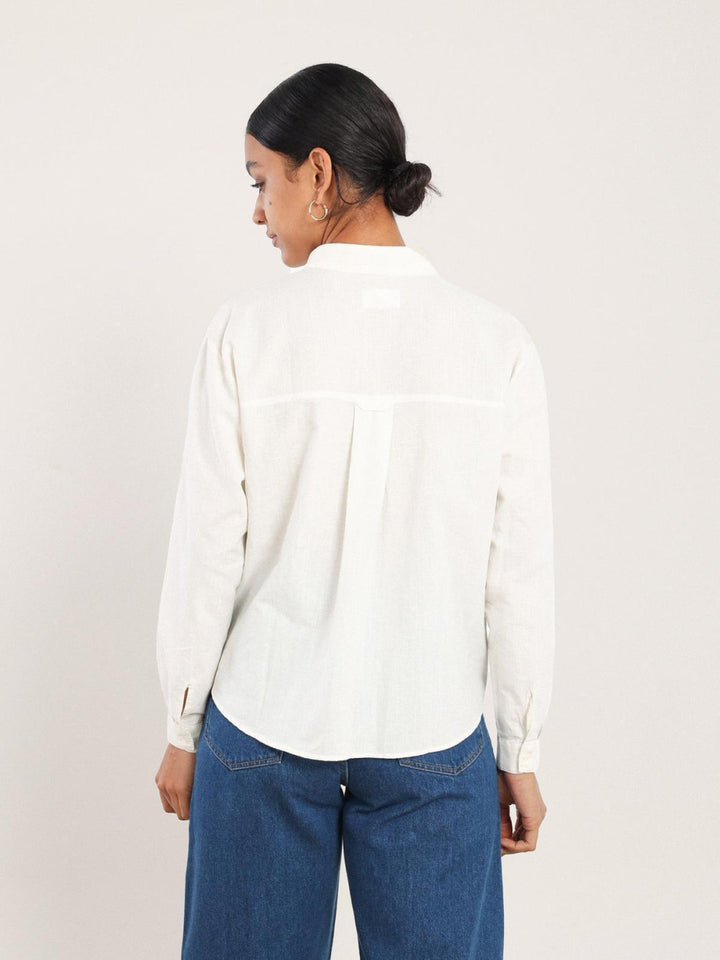 Akhen Button Up - Sugar - Button Down Shirt