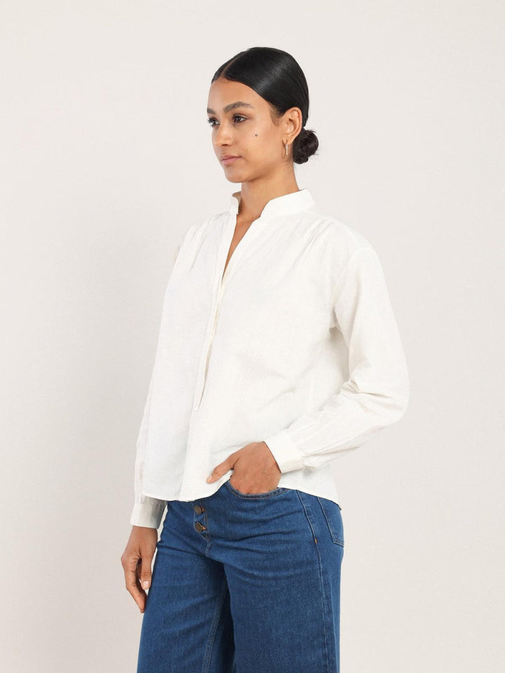 Akhen Button Up - Sugar - Button Down Shirt