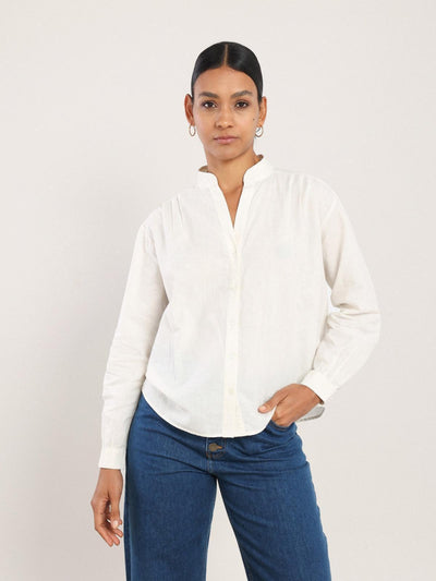Akhen Button Up - Sugar - Button Down Shirt