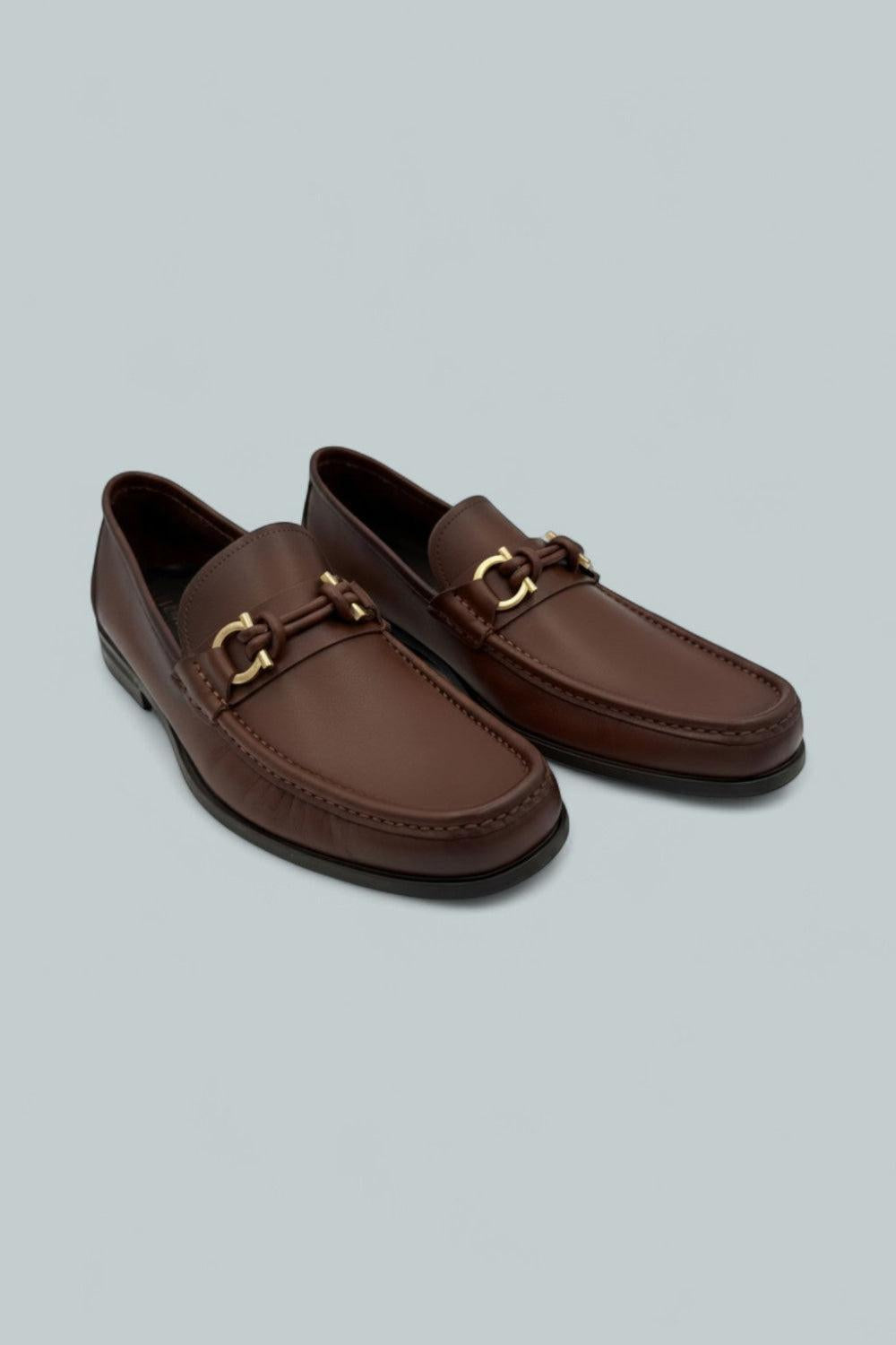 Alain Gancini Loafers - Midbrown - 10 - Loafers
