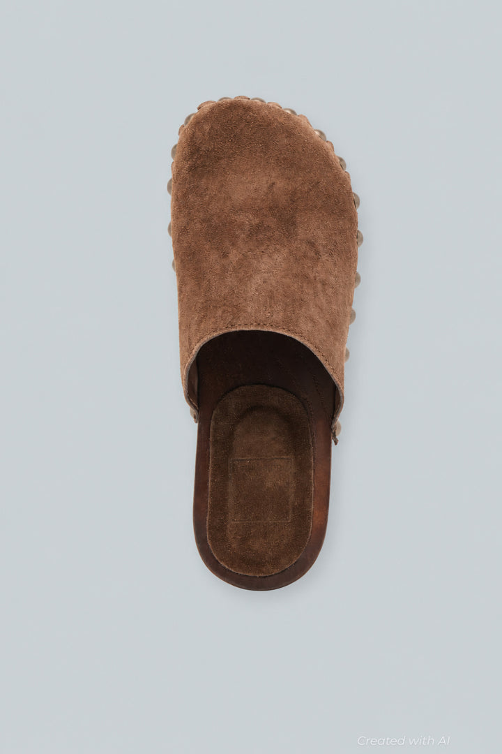 Alanis Flats - Brown Suede - 7 - Clog