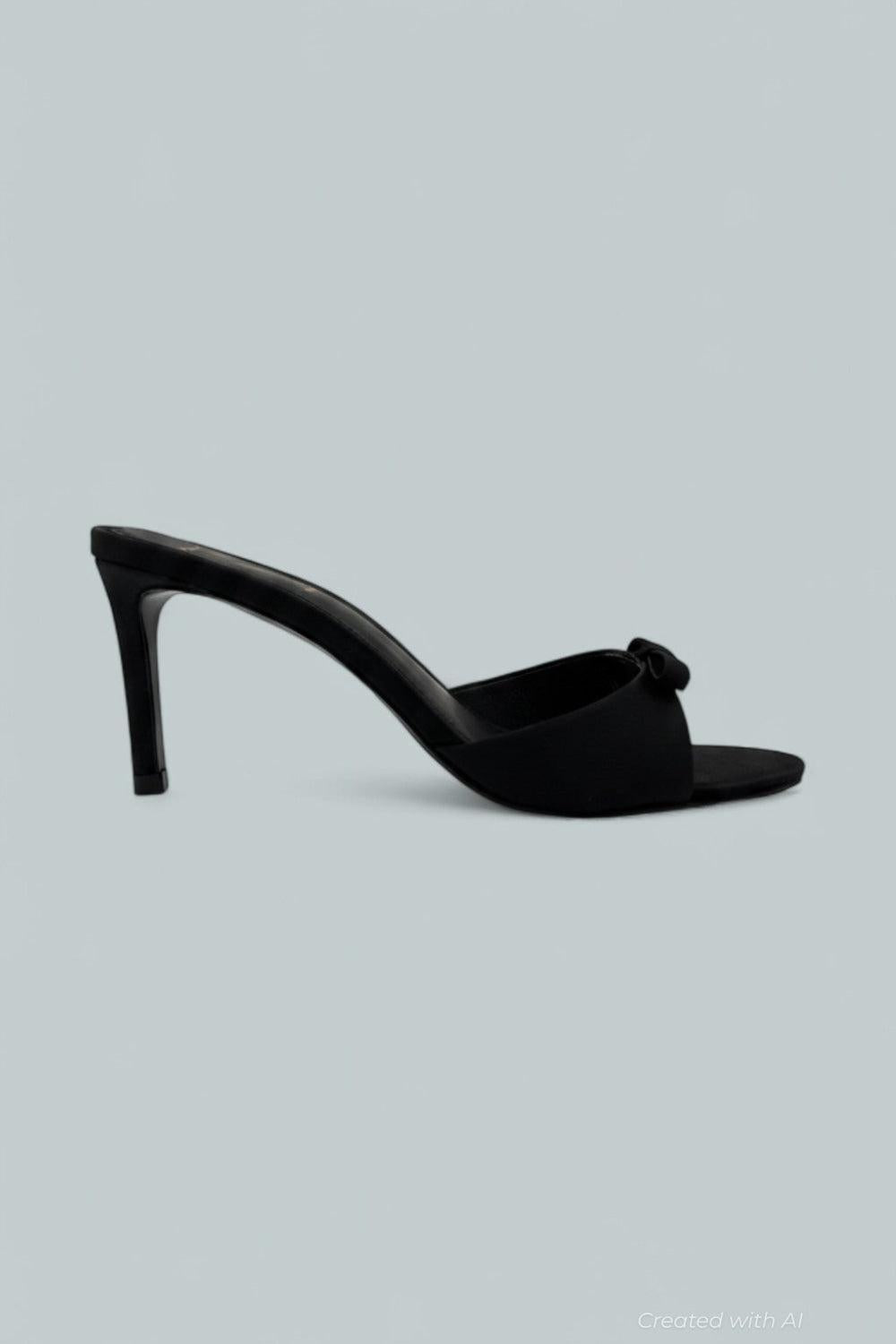 Albie 65 Mule Sandals - Black - Sandals