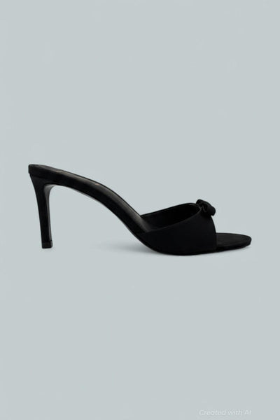 Albie 65 Mule Sandals - Black - Sandals