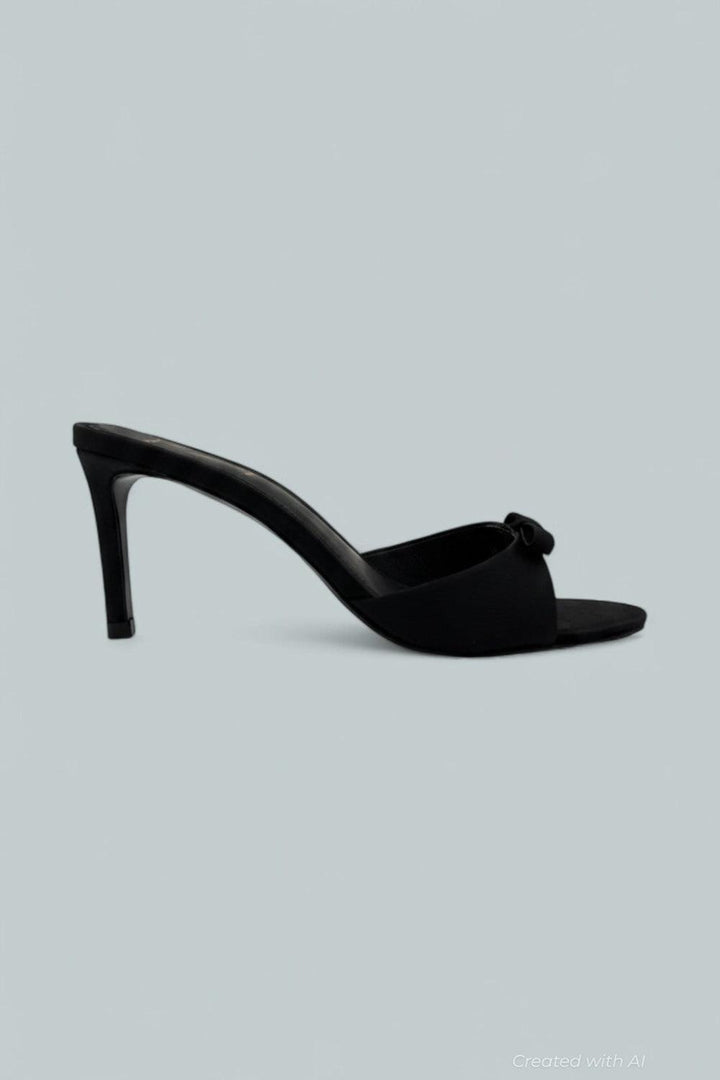 Albie 65 Mule Sandals - Black - Sandals
