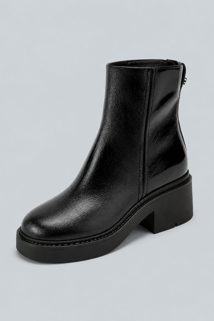 Alec Leather Boot - Black - 8.5 - Bootie
