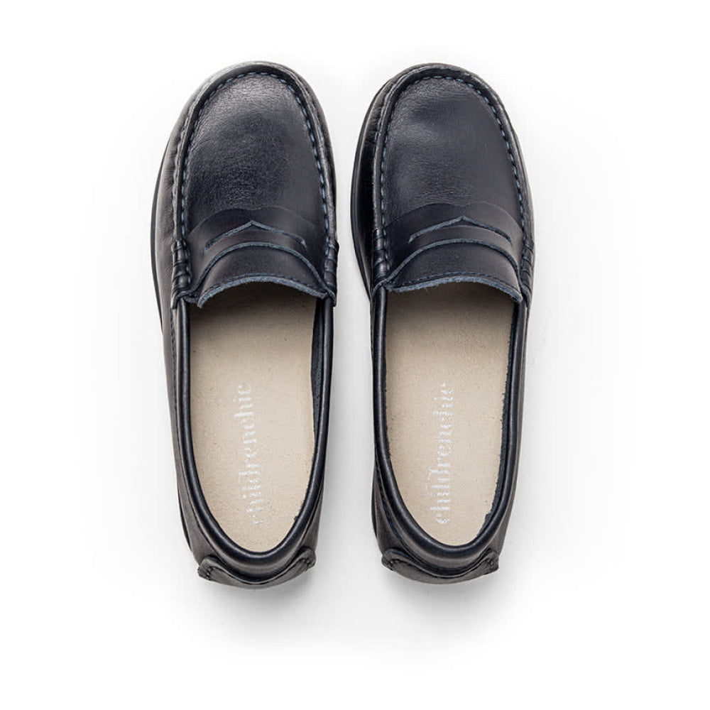 Alex - Navy - Loafers