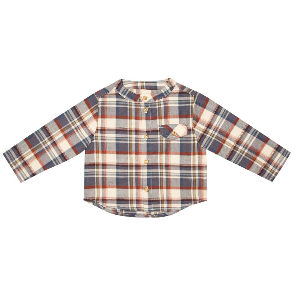 Alex Baby Shirt - Multicolor Check Button Down Shirts The New Society 