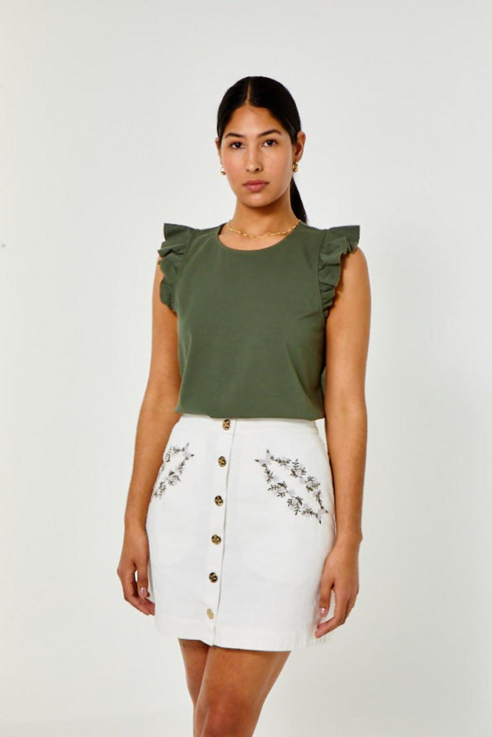 Alice Top - Thyme - Tank Top