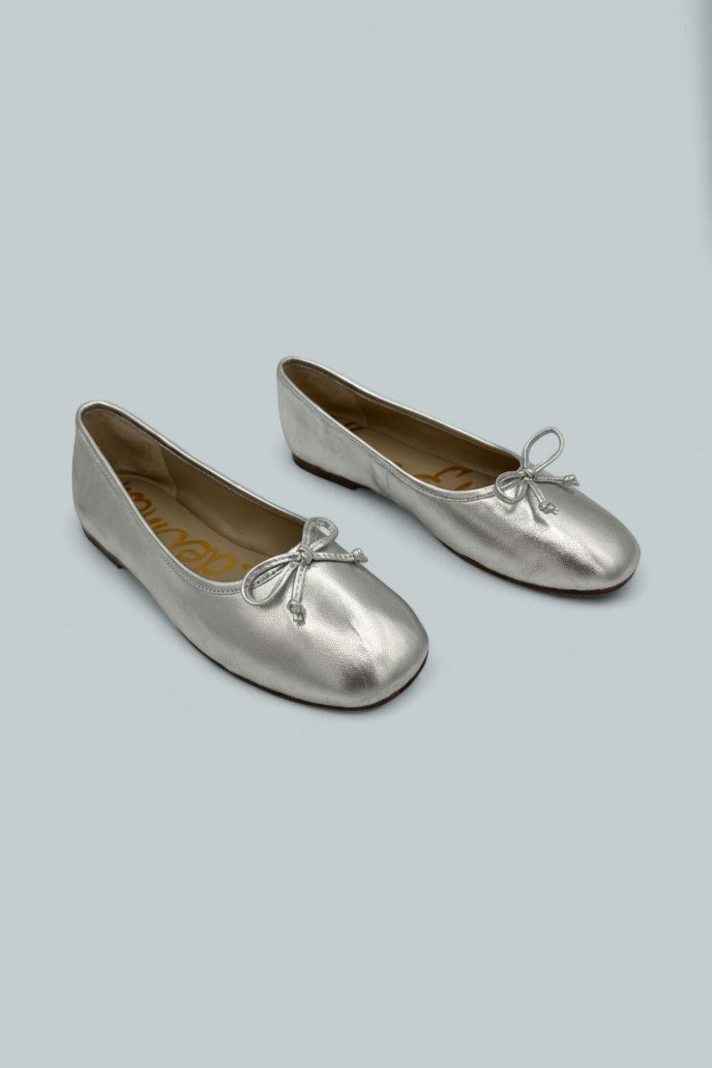Alie Ballet Flat - Silver Leather - US W 7.5 - Flats