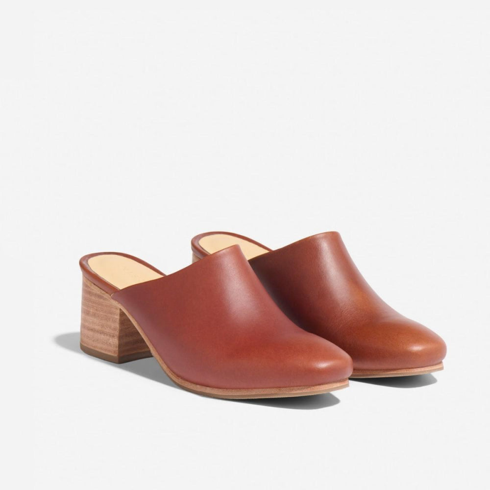 All-Day Heeled Mule - Brandy - FINAL SALE - Mules